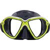 AQUALUNG REVEAL ULTRAFIT - Maschera subacquea adulti, visione panoramica a 180°, regolazione del viso personalizzata, lenti intercambiabili, impermeabile, gonnellino in silicone, ideale per subacquee