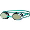 Zoggs Racer Titanium Green Black Mirrored Gold