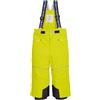 first instinct by killtec Bambini Pantaloni da Sci/Pantaloni Funzionali con Bretelle e paraneve FISW 48 MNS Ski PNTS, Lime, 98/104, 43392-000