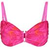 Regatta Aceana Iii, Bikini Top Unisex Adulto, Pink Fusion Palm, 4XL