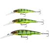 Savage Gear Gravity Twitch DR Lure, esca da predatore con sistema a gittata lunga in tungsteno, azione frenetica di guizzo, sonaglio incorporato, giallo fluorescente Tiger, 8,3 cm, 11g