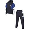 Nike Tuta da Uomo con Cappuccio Club Fleece Blu