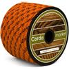 CORDAMARKET 10 mm Corda drizza, Adulti Unisex, Arancione Fluore, 25 m