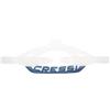 Cressi Mask Strap Professional Serie Group C Clear/Blue Metal - Cinturino Originale per Maschere Sub e Snorkeling, Trasparente/Blu Metal, Taglia Unica, Unisex