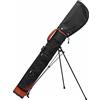 Longridge Travelite 5'' Borsa portamatite da golf, Nero/Rosso