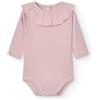 BABIDU Body Neonato Manica Lunga Collo a Volant 100% Cotone, Body Neonato Tessuto ipoallergenico Morbido e Traspirante per Pelli Sensibili, Prima Indossata, Abbigliamento Unisex