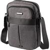 fixbag FB1_47164 - Borsa a tracolla con piastra adattatore per tutte le varianti Klickfix (non incluse) o con estensioni Klickfix per bicicletta, e-bike, scooter e manubrio