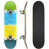 Osprey Skateboard completo per tricks double kick Osprey, principianti deck acero 31 x 8