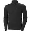 Helly Hansen Hommes Pull HP avec fermeture éclair 1/2, Ebène, M