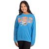 Ultra Game Extra Soft Fleece Distressed Oversized Pullover Sweatshirt NBA - Felpa Extra Morbida in Pile, Effetto Invecchiato, Oversize Donna (Pacco da 1)