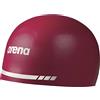 Arena Cuffia da Nuoto Silicone Morbido 3D per Donne e Uomini, Unisex-Adulto, Rosso, Extra Large