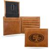 Rico Industries Portafoglio unisex con incisione laser, leggero, San Francisco 49ers marrone