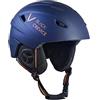 Black Crevice Streif, Casco da Sci Unisex Adulto, Blu Opaco/Arancione, S (55-56 cm)
