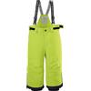 first instinct by killtec Killtec 7 MNS Ski Pnts Pantaloni Funzionali da Sci con Bretelle e Ghette antineve, Lime, 98-104 Unisex-Adulto