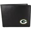 Siskiyou Uomo Green bay Packers Portafoglio, Nero, bi-Fold Slim