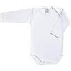 BABIDU Body Neonato a Maniche Lunghe in 100% Cotone, Body Neonato, Colletto Americano con Stampa a Pois, Tessuto Traspirante Ipoallergenico per Pelli Sensibili, Abbigliamento Invernale Unisex