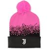 Juventus - Berretto Invernale con Logo, Prodotto Ufficiale, Fucsia