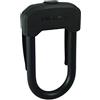 Hiplok D, Lucchetto ad arco, Unisex, ALL BLACK, Chiusura: 13,5 cm x 7 cm