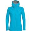 SALEWA Giacca Puez (Aqua 3) Power-Tex da donna, Blu, 5XL