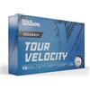 Wilson Palline da Golf, Tour Velocity Accuracy, Palline da Golf per Tiri Lunghi, 15 Palline, Gomma, Bianco/Blu