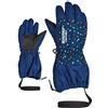 Ziener Levio As(r) Minis Glove, Guanti da Sci/Sport Invernali, Impermeabili, Traspiranti Unisex Baby, Stampa Fiocco di Neve, 110