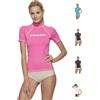 CRESSI Rash Guard Maglia Protettiva a Maniche Corte, in Speciale Tessuto Elastico, Protezione Solare UV/UPF 50+