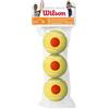 Wilson Starter Orange Palline da Tennis, Unisex - Bambini, Giallo/Arancione, 3 Palline