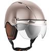 CASR Style Casco per Monopattino Elettrico Adulto Uomo Donna, Casco Bici Adulto con Visiera - Urbano E-Bike, Skate, Paraorecchie Rimovibili, Regolabile, Traspirante, Leggero, Taglia L (58-61 cm), Rosa