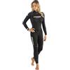 Cressi Maya Lady Monopiece Wetsuit 2.5mm, Muta Monopezzo Neoprene Ultrastretch Donna, Nero/Malva (Lilla), XXL/6