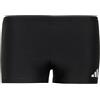 adidas Uomo Solid Swim Boxers Swimwear, Black, 28