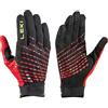 Leki Guanti Ultra Trail Breeze, Black-Red-Neonyellow, EU 11