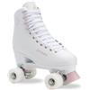 ATTABO Serena, pattini a rotelle da donna in pelle ecologica, cuscinetti ABEC-3, telaio in PP e pattina in alluminio, 54 × 32 mm, ruote PU 82A, freno in TPU, allacciatura classica, sicuri ed eleganti