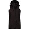CMP Gilet Lungo Da Donna In Tessuto Softshell Con Cappuccio Fisso Vest Donna