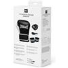 Everlast Kit principianti Powerlock OG, Nero/Bianco, 16oz