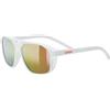 Uvex cosmic - occhiali sportivi per bambini - 100% protezione UVA, B, C - specchiato - white matt/mir.red - one size