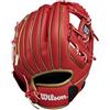 Wilson Guanto T-Ball 2024 A200™ EZ Catch™ 9 - Tiro destro, rosso/oro metallizzato