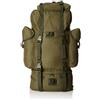 Mil-Tec - Zaino Militare, Esercito Tedesco, Capacità 65 L, Verde (Oliva), 32 X 15 X 64 Cm
