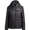 adidas Femme Terrex Multi Essentials CLIMAWARM Insulated Hooded Jacket, Black, L