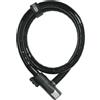 ABUS Lucchetto a Spirale Steel-O-Flex Centuro 860 con Supporto QuickSnap RBU, 110 cm