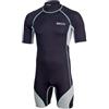 BECO Muta Neoprene Uomo Shorty CR 3 mm, UPF 50+, Cerniera - Taglia S