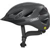 ABUS Urban-I 3.0 MIPS city helmet - casco da bici con protezione dagli impatti, luce posteriore, visiera e chiusura magnetica - per uomo e donna