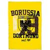 Dortmund Borussia Dortmund, Bandiera di sollevamento con le armi della città, nero-giallo, 100x150cm
