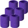 WILLBOND - Polsini tergisudore per Calcio, Basket, Corsa, Atletica, Viola, 6 Pezzi