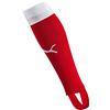 Puma Calze da Uomo con Staffa, Unisex, Socken Striker Stirrup Socks, Rosso-Bianco, 4