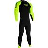 Cressi Karua Man Monopiece Swimsuit Multi Thickness 3/2 mm - Muta Monopezzo da Nuoto Neoprene Bifoderato 3/2 mm, Nero/Lime, Uomo