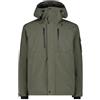 CMP - Giacca sci da uomo con cappuccio fisso, Olive, 58