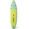 Nilox Tavola Gonfiabile per Stand Up Paddle in PVC, Completa di Accessori con Zaino, Pagaia, Pompa, Leash, 3 Pinne, Tavola da 335 x 84 x 15 cm