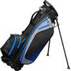 Longridge Super Lite Borsa stand da golf con divisorio a 8 posizioni, Grigio/Blu reale