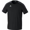 Erima T-Shirt Evo Star (1082434) Uomo, Nero/Slate Grey, XXL