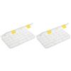 Plano ProLatch 3700 StowAway- Thin Cassetta per attrezzatura da pesca, scatola in plastica, scatola organizzativa in plastica con divisori rimovibili, vassoio per attrezzatura per Crankbaits